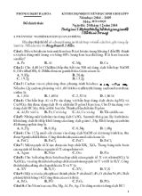 Ki thi chọn đội tuyển hoc sinh gioi lơp 9 năm hoc 2014  2015 môn Hóa học thơi gian 120 phut (không kê thơi gian giao đê)